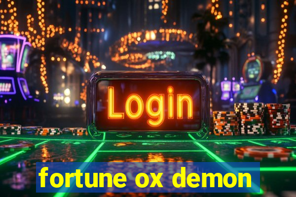 fortune ox demon